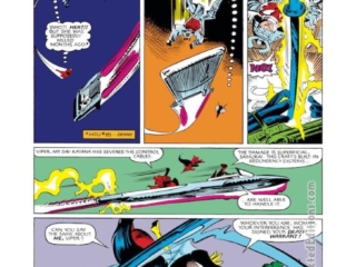 Spider-Woman #42, pg. 8; pencils, Steve Leialoha; inks, Bob Wiacek; Silver Samurai, Viper, Jessica Drew