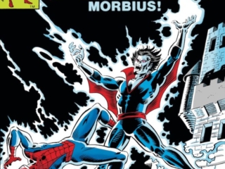 Spectacular Spider-Man #38 cover; pencils and inks, Al Milgrom; Morbius