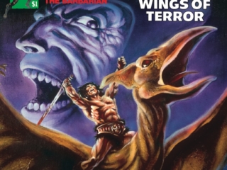 Savage Sword of Conan #30 cover; painted art, Frank Brunner