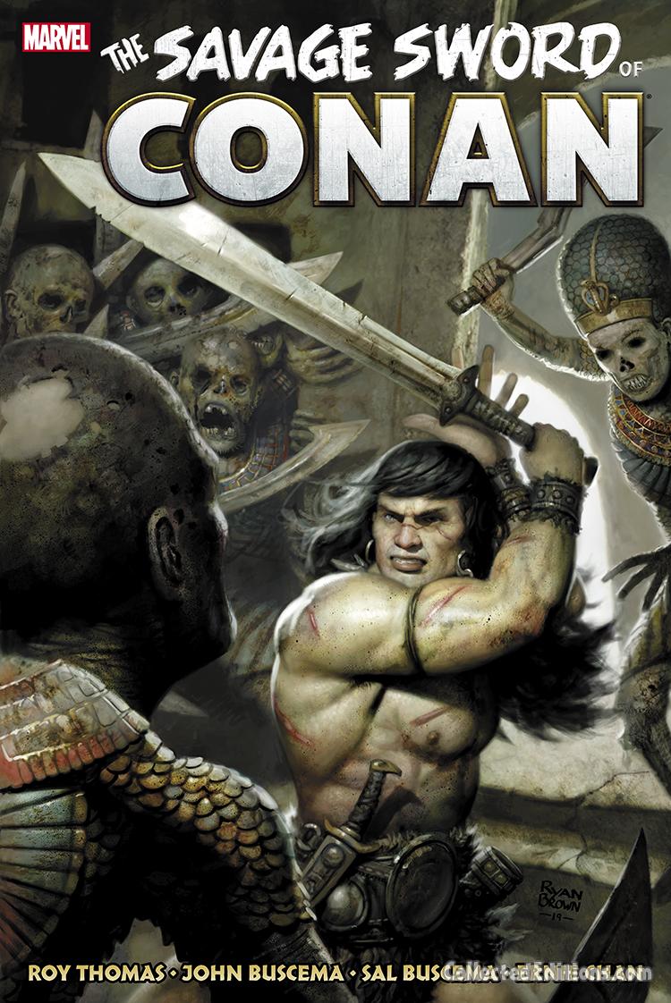 Savage Sword of Conan: The Original Marvel Years Omnibus Vol. 3 – Regular Edition (Ryan Brown) cover