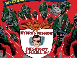 Strange Tales #136 cover; pencils, Jack Kirby; inks, Mike Esposito; inset, Steve Ditko; Nick Fury Agent of SHIELD, Hydra