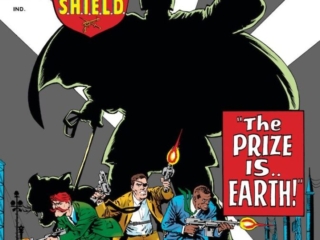 Strange Tales #137 cover; pencils and inks, John Severin; inset, Steve Ditko; The Prize is Earth, Nick Fury Agent of SHIELD, Howling Commandos, Dum Dum Dugan