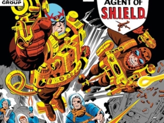 Strange Tales #142 cover; pencils, Jack Kirby; inks, Mike Esposito