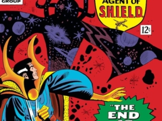 Strange Tales #146 cover; pencils and inks, Steve Ditko; Doctor Strange