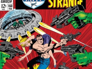 Strange Tales #153 cover; pencils and inks, Jim Steranko; Nick Fury, Agent of SHIELD, Laura Brown