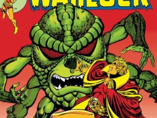 Strange Tales #180 cover; pencils and inks, Jim Starlin; Adam Warlock, Judgment Day; Kray-Tor