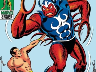 Sub-Mariner #12 cover; pencils, John Romita Sr.; inks, uncredited; Krustasos