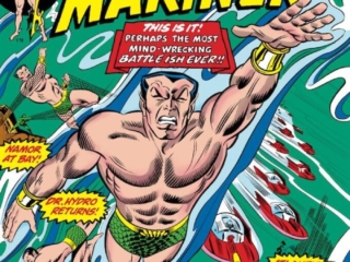 Sub-Mariner #63 cover; pencils, John Romita Sr.; inks, Joe Sinnott