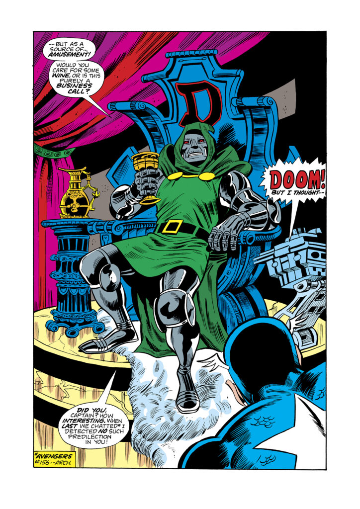 Super-Villain Team-Up #10, pg. 5; pencils, Bob Hall; inks, Don Perlin