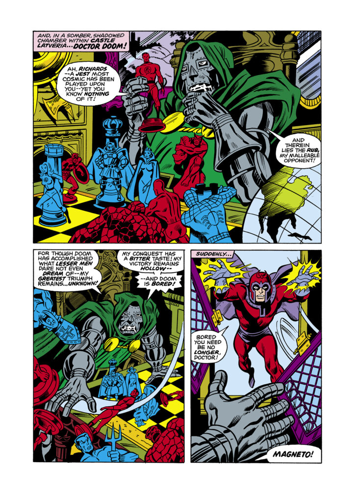 Super-Villain Team-Up #14, pg. 4; pencils, Bob Hall; inks, Don Perlin