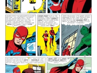 Tales to Astonish #55, pg. 9; pencils and inks, Dick Ayers; Giant-Man, Human Top, Wasp