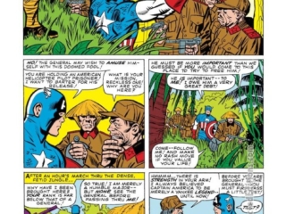 Tales of Suspense #61, pg. 2; pencils, Jack Kirby; inks, Chic Stone; Captain America in Vietnam, the Sumo