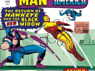 Tales of Suspense #64 cover; pencils, Jack Kirby; inks, Chic Stone; Sando and Omar, Captain America, Bucky Barnes