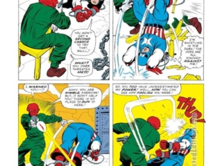 Tales of Suspense #66, pg. 7; pencils, Jack Kirby; inks, Chic Stone; Captain America, Red Skull