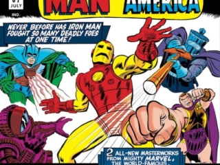 Tales of Suspense #67 cover; pencils, Jack Kirby; inks, uncredited; Captain America