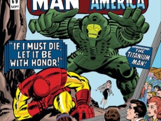 Tales of Suspense #69 cover; pencils, Jack Kirby; inks, Don Heck (Iron Man), Mike Esposito (Cap); Midnight in Greymoor Castle, Captain America, Bucky Barnes