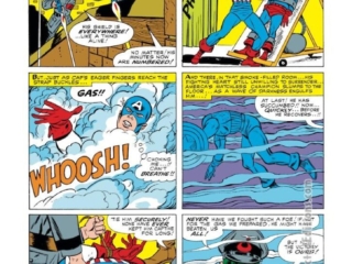 Tales of Suspense #70, pg. 8; layouts, Jack Kirby; pencils and inks, George Tuska; Captain America