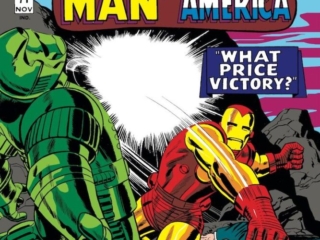 Tales of Suspense #71 cover; pencils, Jack Kirby; inks, Wally Wood; Iron Man, What Price Victory