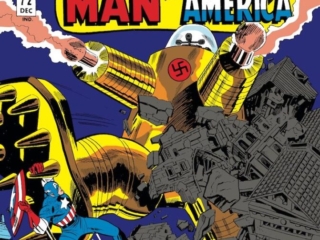 Tales of Suspense #72 cover; pencils, Jack Kirby; inks, Mike Esposito; The Sleeper Shall Awake; Captain America, swastika, Nazi