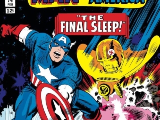 Tales of Suspense #74 cover; pencils, Jack Kirby; inks, Sol Brodsky; The Final Sleep, Captain America