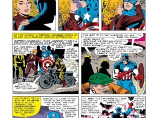 Tales of Suspense #77, pg. 5; pencils, Jack Kirby; inks, Frank Giacoia; Agent 13, Peggy Carter, Captain America