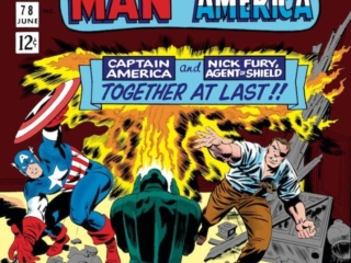 Tales of Suspense #78 cover; pencils, Jack Kirby; inks, Frank Giacoia; Captain America/Nick Fury, Them