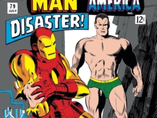 Tales of Suspense #79 cover; pencils, Gene Colan; inks, Jack Abel; Iron Man, Sub-Mariner