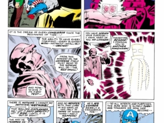 Tales of Suspense #80, pg. 10; pencils, Jack Kirby; inks, Don Heck, Captain America, Cosmic Cube, Red Skull