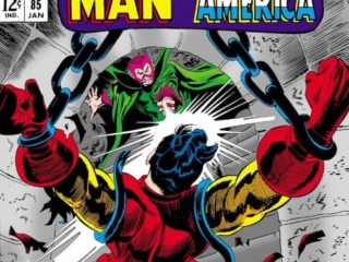 Tales of Suspense #85 cover; pencils, Gene Colan; inks, Frank Giacoia; Iron Man, Mandarin