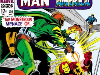 Tales of Suspense #89 cover; pencils, Gil Kane; inks, Frank Giacoia; Iron Man, Melter