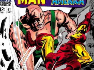 Tales of Suspense #91 cover; pencils, Gene Colan; inks, Frank Giacoia; Iron Man, the Crusher