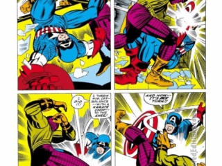 Tales of Suspense #92, pg. 8; pencils, Jack Kirby; inks, Joe Sinnott; Captain America