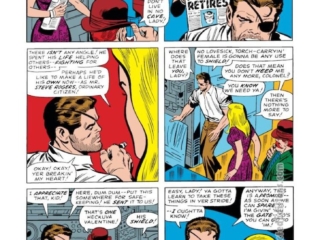Tales of Suspense #95, pg. 8; pencils, Jack Kirby; inks, Joe Sinnott; Sharon Carter, Agent 13, Nick Fury, Captain America