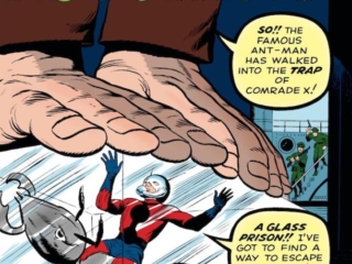 Tales to Astonish #36 cover; pencils, Jack Kirby; inks, Dick Ayers; Ant-Man, Hank Pym, Comrade X