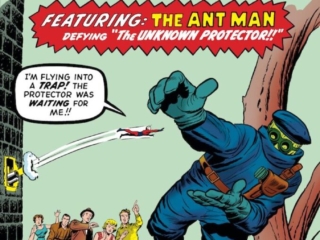 Tales to Astonish #37 cover; pencils, Jack Kirby; inks, Dick Ayers; The Unknown Protector, Hank Pym, Ant-Man