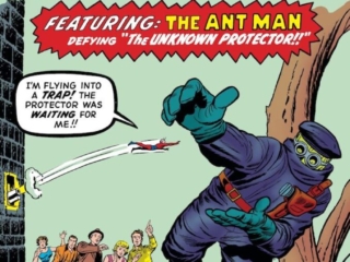 Tales to Astonish #37 cover; pencils, Jack Kirby; inks, Dick Ayers; The Protector, Ant-Man, Hank Pym