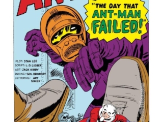 Tales to Astonish #40, pg. 1; pencils, Jack Kirby; inks, Sol Brodsky; The Hijacker, Howard Mitchell, The Day the Ant-Man Failed, Hank Pym,