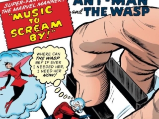 Tales to Astonish #47 cover; pencils, Jack Kirby; inks, Dick Ayers; Music to Scream By, Ant-Man and the Wasp, Trago