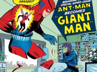 Tales to Astonish #49 cover; pencils and inks, Don Heck; Ant-Man Becomes Giant-Man, first appearance, The Living Eraser, The Wasp