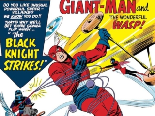 Tales to Astonish #52 cover; pencils, Jack Kirby; inks, Sol Brodsky; first appearance/origin of Nathan Garrett, The Black Knight Strikes, Ant-Man/Giant-Man/Hank Pym, Wonderful Wasp, Janet Van Dyne