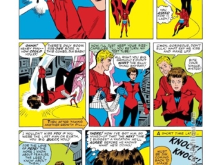 Tales to Astonish #54, pg. 3; pencils and inks, Don Heck; Ant-Man/Giant-Man/Hank Pym, Wonderful Wasp, Janet Van Dyne