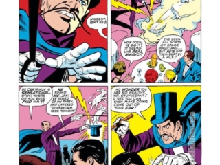 Tales to Astonish #56, pg. 7; pencils and inks, Dick Ayers; Ant-Man/Giant-Man/Hank Pym, Wonderful Wasp, Janet Van Dyne; The Magician