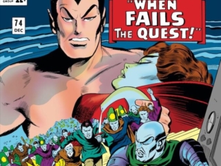 Tales to Astonish #74 cover; pencils, Gene Colan; inks, Vince Colletta; inset, Bob Powell and Mike Esposito; When Fails the Quest, Warlord Krang, Sub-Mariner