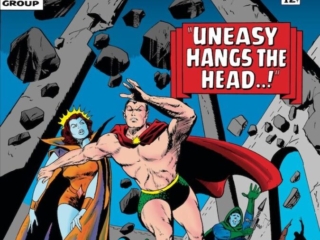 Tales to Astonish #76 cover; pencils, Gene Colan; inks, Vince Colletta; Uneasy Hangs the Head, Sub-Mariner, Namor, Lady Dorma