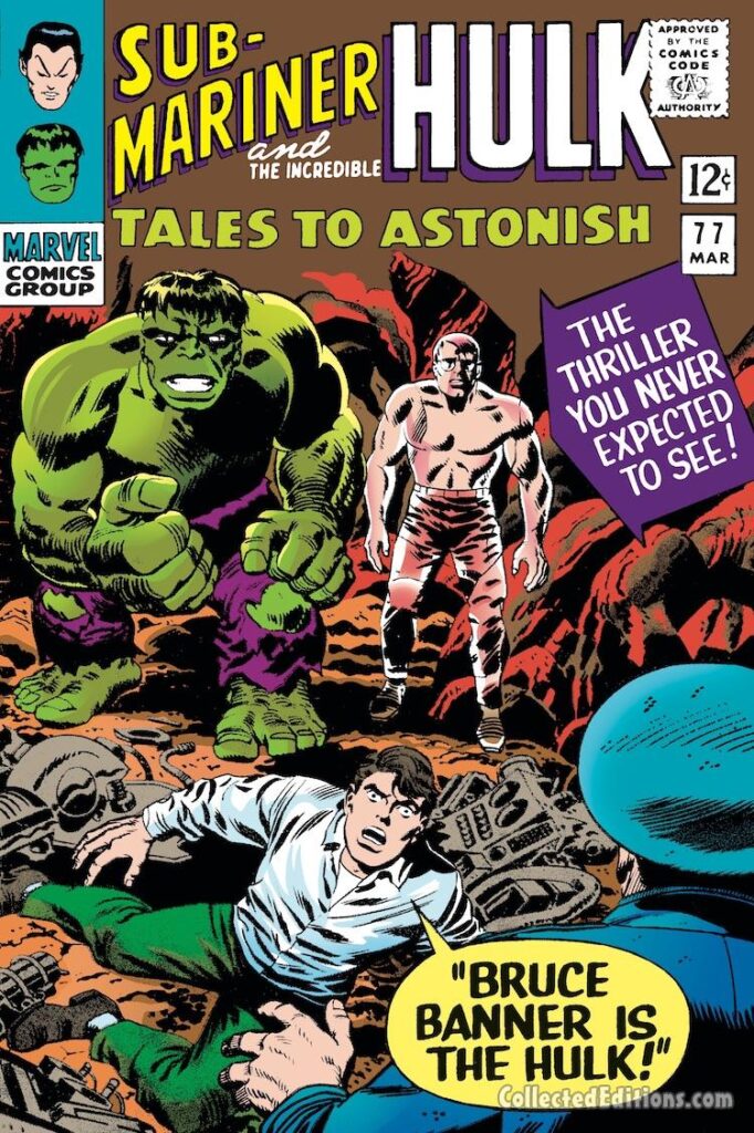 Tales to Astonish #77 cover; pencils, Jack Kirby; inks, John Romita Sr.