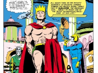 Tales to Astonish #77, pg. 1; pencils, Gene Colan; inks, Vince Colletta; To Walk Amongst Men, Imperius Rex, Namor, Sub-Mariner