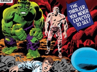 Tales to Astonish #77 cover; pencils, Jack Kirby; inks, John Romita Sr.; Bruce Banner is the Hulk, Incredible Hulk, Sub-Mariner