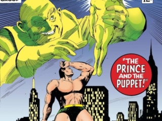 Tales to Astonish #78 cover; pencils, Gene Colan; inks, Vince Colletta; The Prince and the Puppet, Namor, Sub-Mariner, Puppet Master