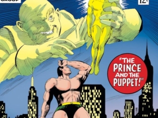 Tales to Astonish #78 cover; pencils, Gene Colan; inks, Vince Colletta; The Prince and the Puppet Master, Namor, the Sub-Mariner