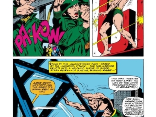 Tales to Astonish #79, pg. 5; pencils, Gene Colan; inks, Bill Everett; Sub-Mariner, Namor